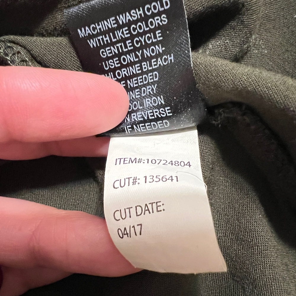 Torrid 5X olive green shirt dress - Picture 10 of 10